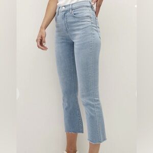 Veronica Beard Carly Kick Flare Light Blue Jeans